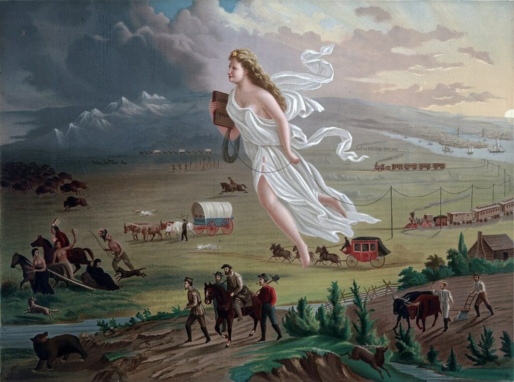 Manifest Destiny personified